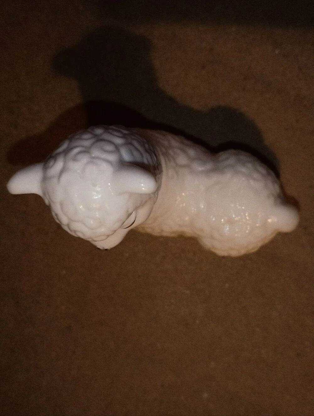 VTG Avon Little Lamb Topaze Cologne Bottle 70's